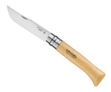Туристический нож Opinel из нержавеющей стали для активного отдыха, походов и путешествий с деревянной рукоятью — экипировка для походной экипировки и путешествий для активных туристов