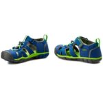 Сандалии Keen Seacamp II CNX Kid true blue/jasmine green - imagine 6