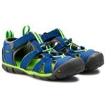 Сандалии Keen Seacamp II CNX Kid true blue/jasmine green - imagine 5