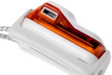 Фонарь налобный Petzl Bindi Orange - imagine 5