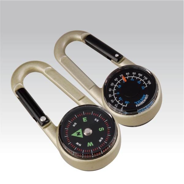 carabner_compass_wth_thermometer.jpg Брелок Munkees Carabiner Compass with Thermometer — изображение 1