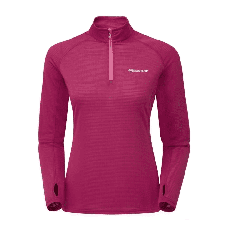 Женский батник Montane Allez Micro Pull On для активного отдыха, походов, туризма и путешествий, описание товара для онлайн-магазина экипировки для активной жизни