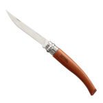 Туристический нож Opinel Slim Bubinga №10 для активного отдыха, походов и путешествий, аксессуары для экстремальных активностей и альпинизма