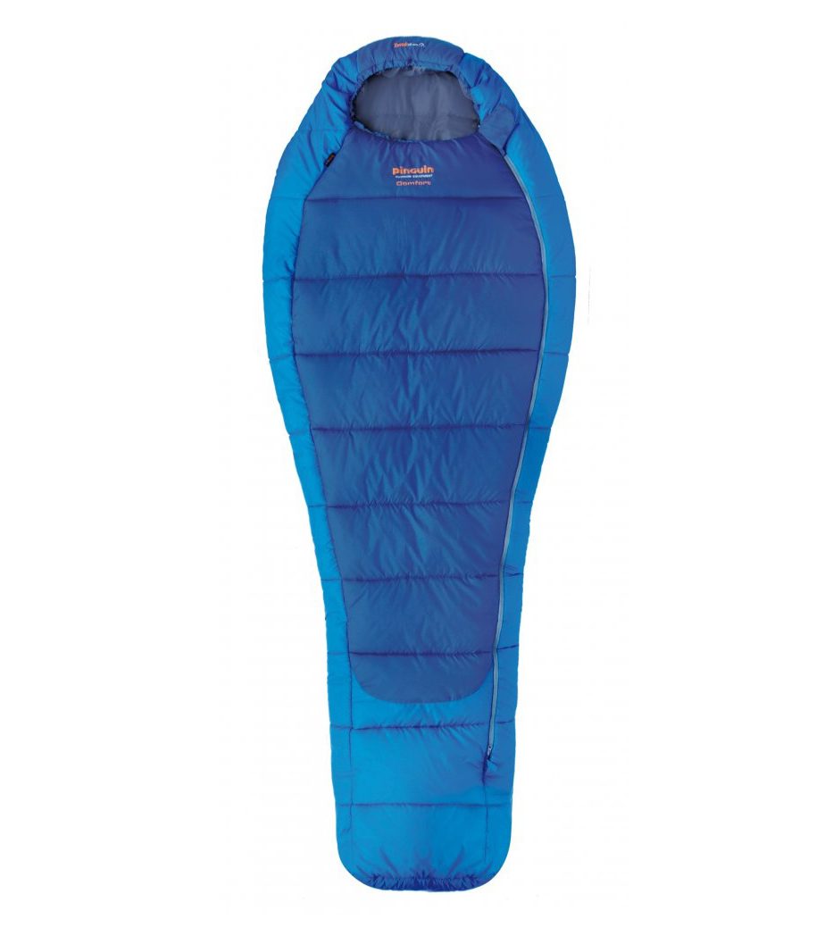 Спальный мешок Pinguin Comfort blue для активного отдыха, походов, путешествий и кемпинга, одежда и обувь для активных видов спорта