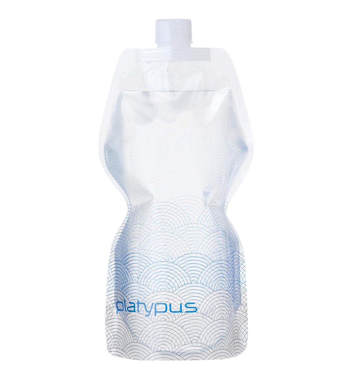 Емкость для воды Platy SoflBottl 1L, идеальная для активного отдыха, походов, путешествий и занятий спортом с экипировкой, одеждой и обувью для активного образа жизни