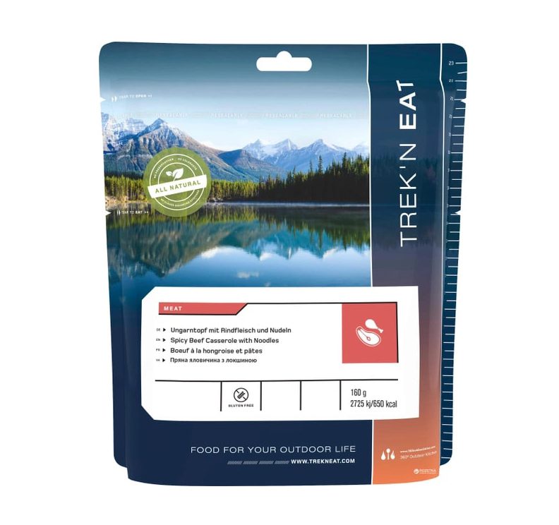 Активная одежда и обувь для походов и путешествий с пряной говядиной и лапшой Trek'n Eat для любителей активного образа жизни на онлайн магазине товаров для туризма, горных походов и турнера