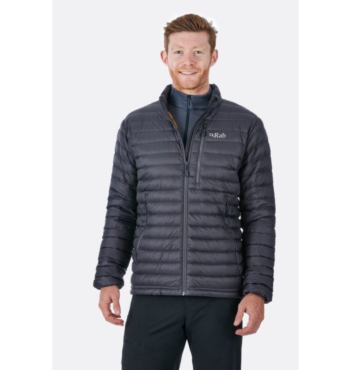 Куртка Rab Microlight Mns beluga для активной жизни, походов, путешествий и горных приключений в интернет магазине одежды и обуви для активного отдыха