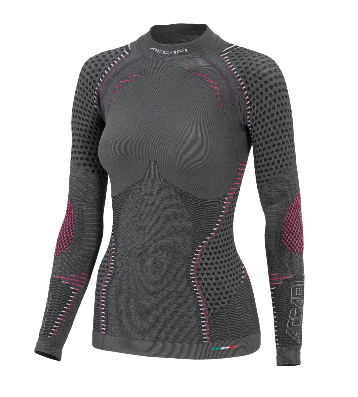 Термофутболка Accapi Ergoracing LS Wmn антрацитовый черный для активного отдыха, походов, путешествий и спортивной одежды в интернет-магазине