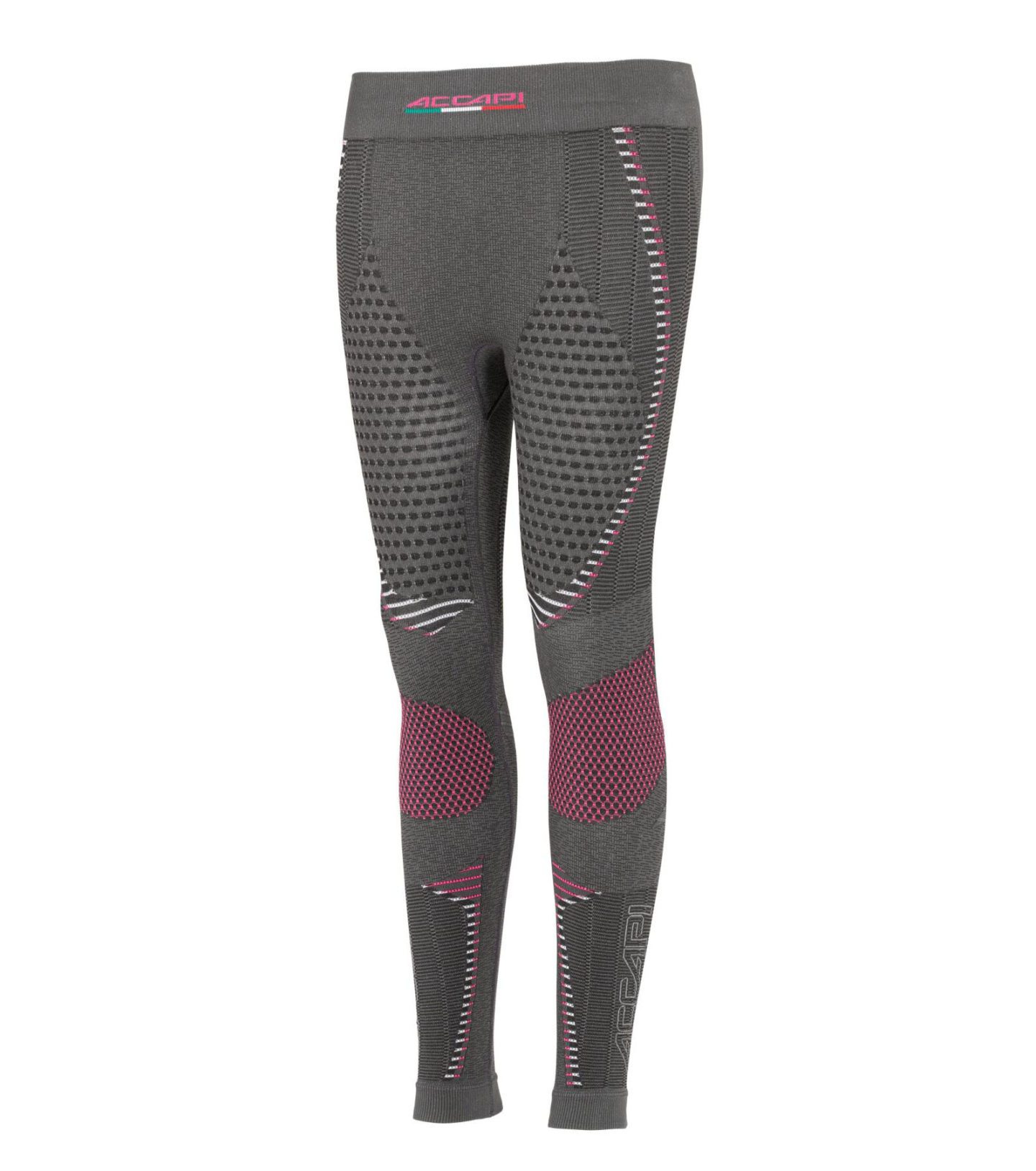 Термоштаны Accapi Ergoracing Wmn антрацит-черные для активного отдыха, походов, путешествий, спортивной одежды и обуви для туризма и альпинизма