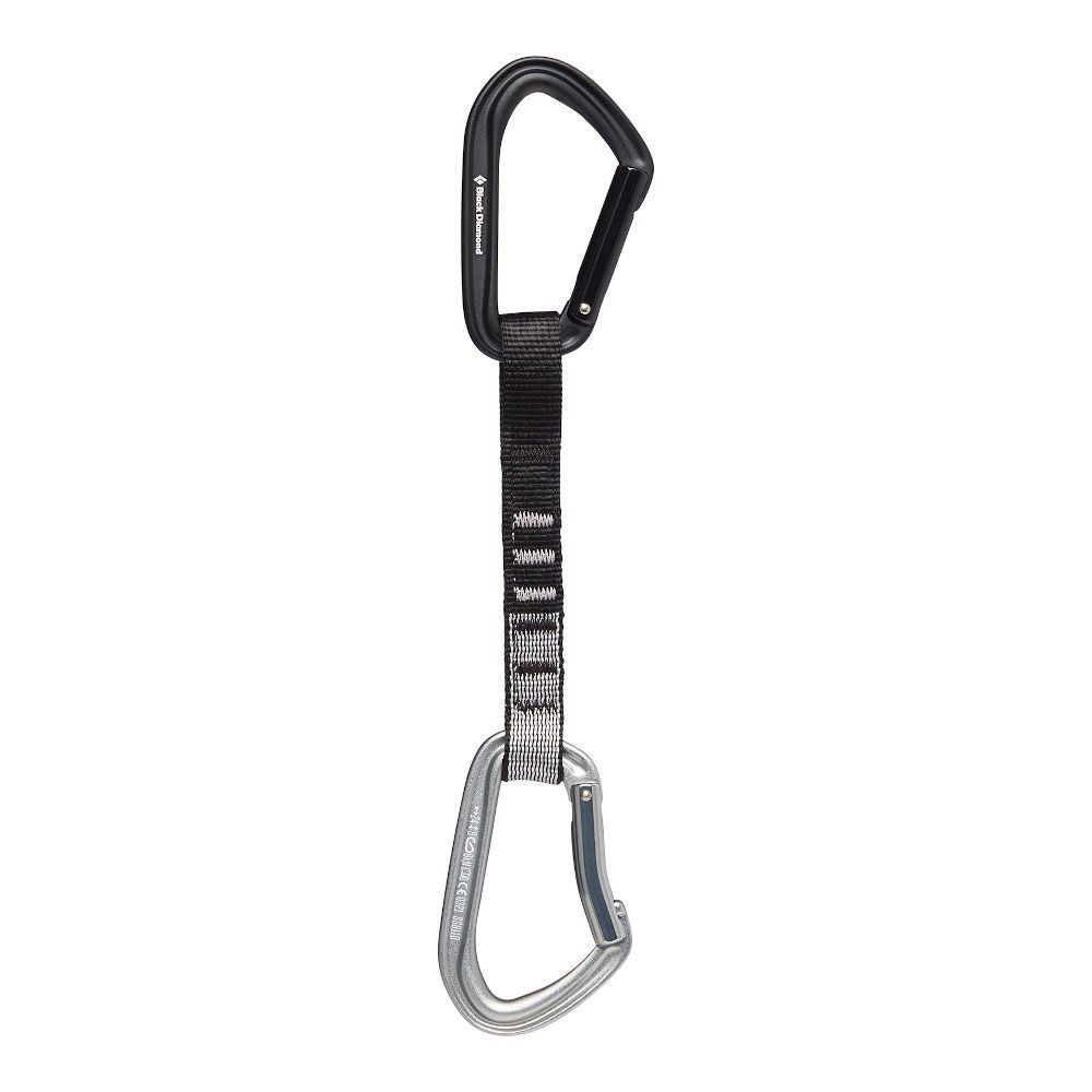 Оттяжка с карабинами Black Diamond HotForge Quickdraw 16 см для скалолазания и альпинизма на онлайн магазине товаров для активного отдыха, походов и путешествий