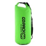 Гермомешок Aquarius GoPack 50L зеленый для активного отдыха походов туризма и путешествий, экипировка для альпинизма и кемпинга