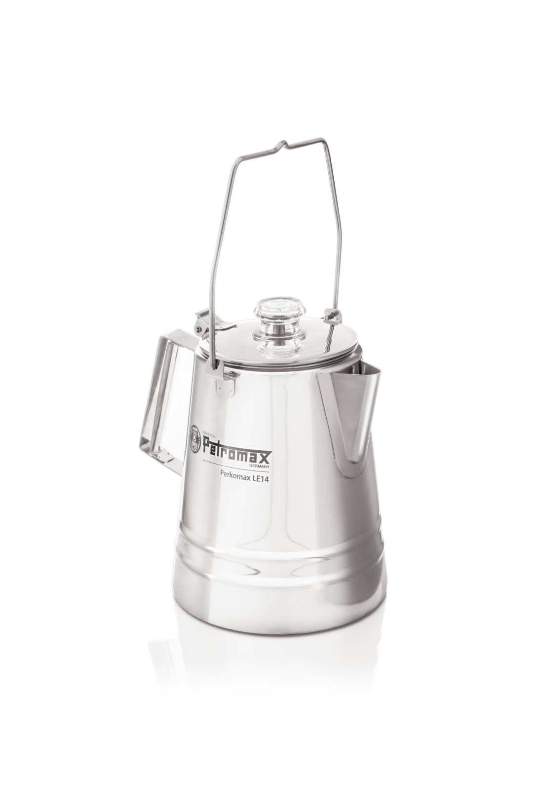 Туристическая кофеварка Petromax le14 из нержавеющей стали для активного отдыха и путешествий, походной кухни, походной экипировки для любителей путешествий, активного образа жизни и снаряжения для горных походов