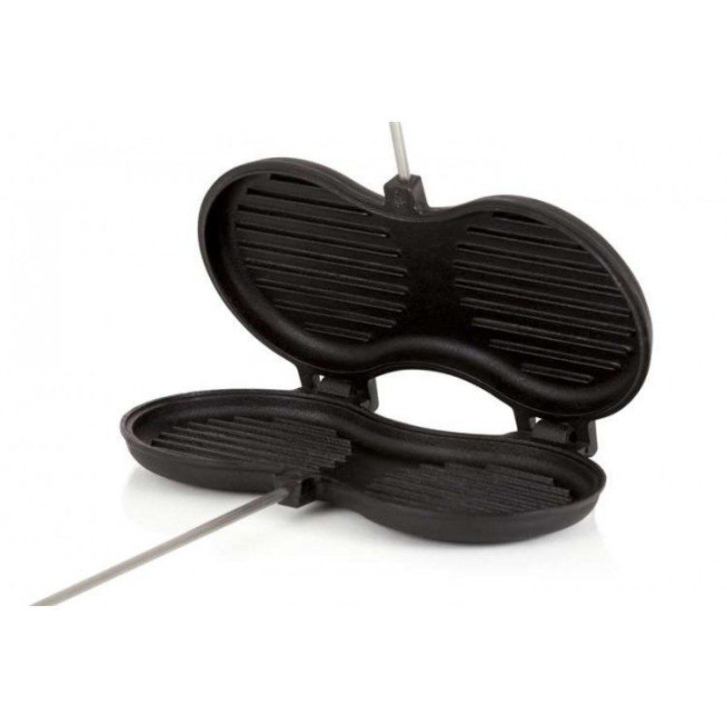 Миниатюрное изображение гриля для гамбургеров Petromax Burger Iron для активного туризма, кемпинга и путешествий с аксессуарами для одежды и обуви для путешествий и альпинизма