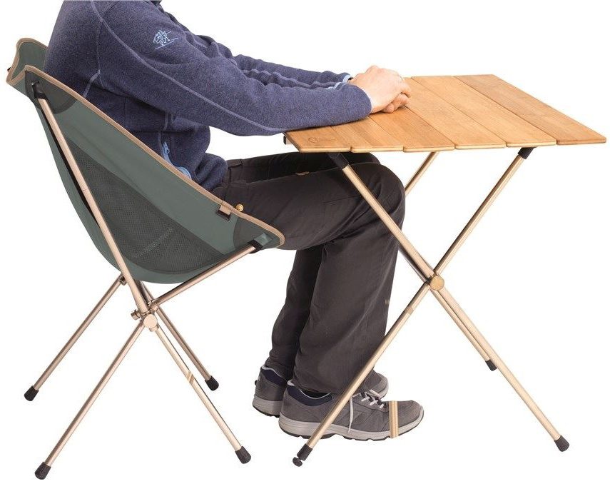 Раскладной стул Robens Pilgrim Granite Grey для активного отдыха и туризма, походов, кемпинга и путешествий с экипировкой для альпинизма и скалолазания