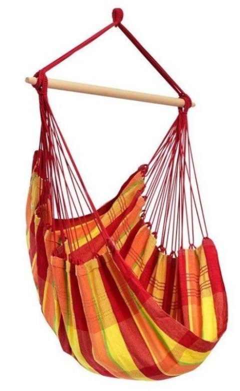 Кресло гамак Amazonas Brasil Papaya для активного отдыха, путешествий и походов, удобная экипировка для кемпинга и альпинизма