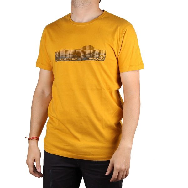 Футболка Ternua Bajau Mns honey для активного отдыха, походов, путешествий, одежды и обуви для альпинизма и туризма в интернет магазине