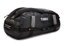 Тёмная сумка Thule Chasm 90L для активного отдыха, походов, путешествий, спортивной одежды и обуви для хайкинга и альпинизма для онлайн магазина товаров для активного образа жизни