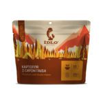 Изображение картошки с сыром Гауда для магазина активной жизни, спортивной одежды, обуви, походов, альпинизма и путешествий