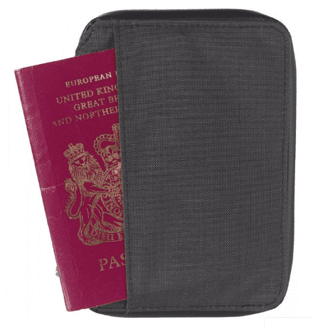 Мини-кошелек для путешествий Lifeventure RFID из переработанных материалов для активного отдыха, туризма и походов