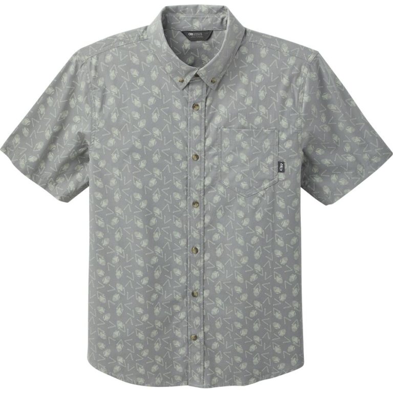 Рубашка Outdoor Research Janu S/S Mns light pewter для активного отдыха, походов и путешествий в магазине экипировки для альпинизма и туризма