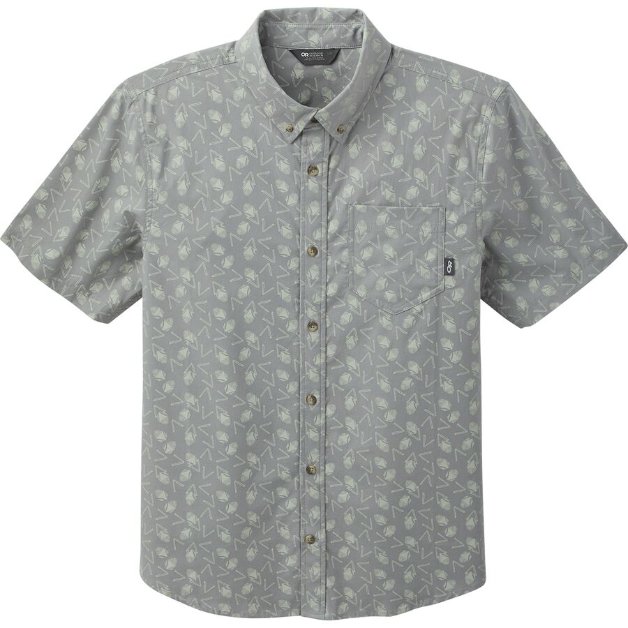 Рубашка Outdoor Research Janu S/S Mns light pewter для активного отдыха, походов и путешествий в магазине экипировки для альпинизма и туризма