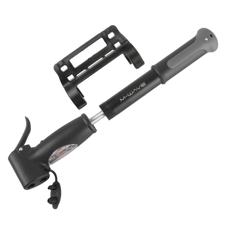 Мини велосипедный насос M-WAVE Double Shot B для активного отдыха, спортивной одежды, обуви, походов, альпинизма и путешествий для онлайн магазина товаров для активной жизни