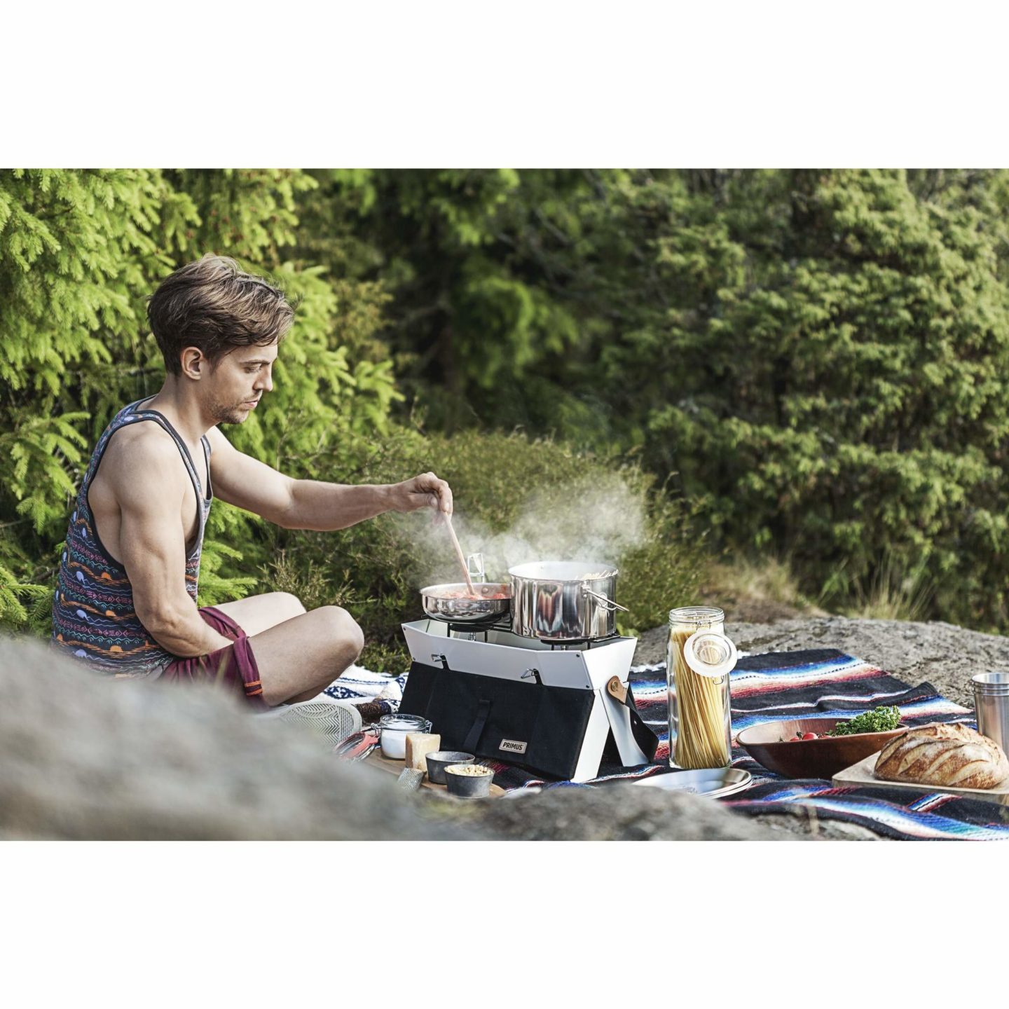 Комплект посуды Primus CampFire Cookset S.S. для активного отдыха походов кемпинга и путешествий, посуда для туристов и любителей outdoor, одежда и обувь для активной жизни, хайкинга и альпинизма