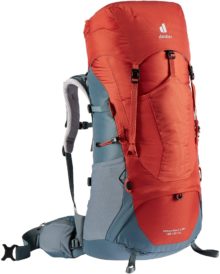 Рюкзак Deuter Aircontact Lite 45+10 SL для активного отдыха, походов и путешествий, одежда и обувь для альпинизма, хайкинга и туризма