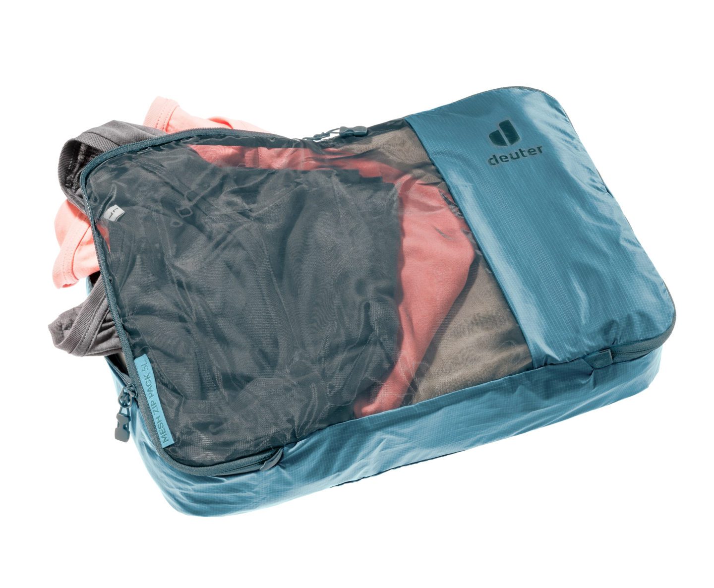 Чехол Deuter Mesh Zip Pack 5 для активного отдыха путешествий и альпинизма, экипировка для туристов и любителей походов, легкая и прочная защита для одежды и обуви для активной жизни