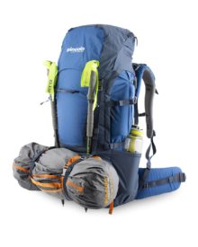 Рюкзак Pinguin Explorer 60 Nylon navy для активного образа жизни, путешествий, походов, альпинизма и туризма, одежда и обувь для активного отдыха