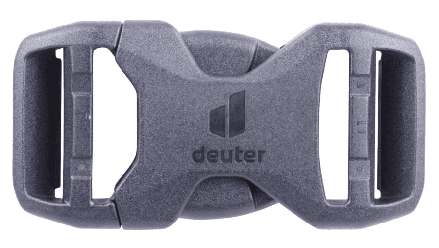 Пряжка фастекс Deuter Buckle 25D черная для туристической экипировки и снаряжения активный отдых походы обувь одежда отличное качество для кемпинга и путешествий
