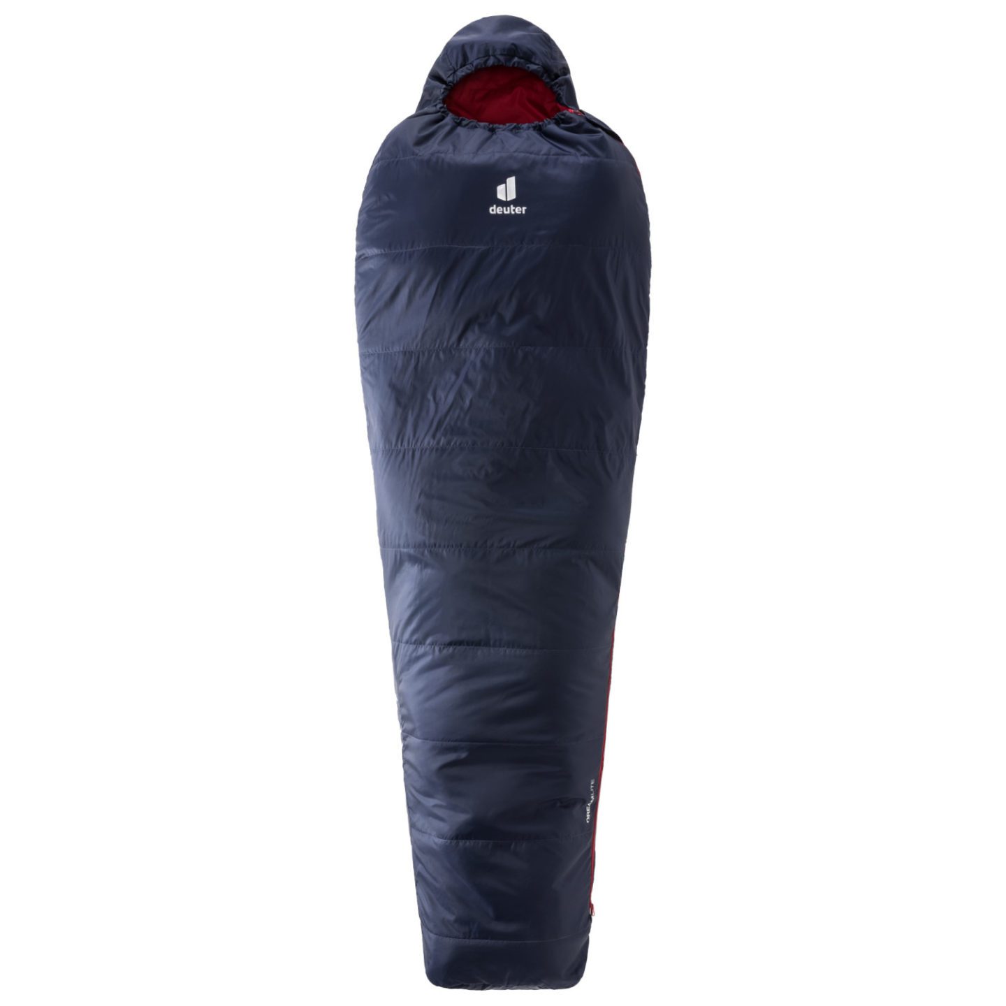 Спальный мешок Deuter Dreamlite Zip left navy-cranberry для активного отдыха, кемпинга и походов в онлайн-магазине товаров для путешествий, горных восхождений и спортивной одежды