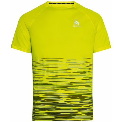 Футболка Odlo Essential Print SS Mns для активного отдыха, походов и путешествий, одежда и обувь для туризма, походов и альпинизма