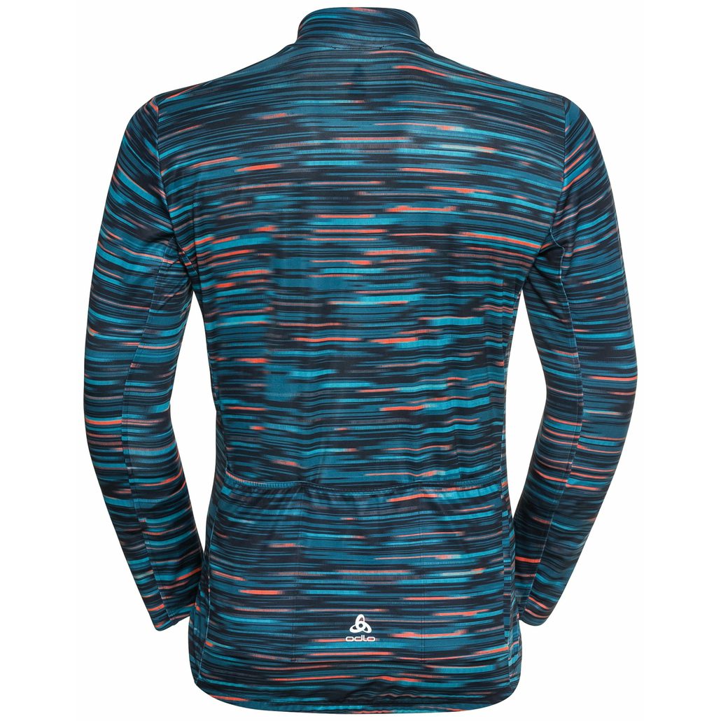 Флисовая куртка Odlo Zeroweight Ceramiwarm LS для активного отдыха, путешествий и альпинизма, одежда для туризма и походов