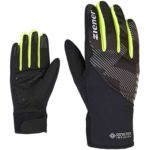 Перчатки Ziener Dagur GTX Inf Touch для активной жизни, снаряжения для походов, альпинизма и путешествий, серо-черный камуфляж