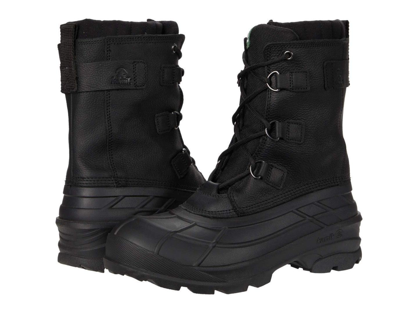 Ботинки Kamik Alborg Plus черные для активного отдыха, походов, туризма, спортивной обуви и путешествий для любителей outdoor и альпинизма