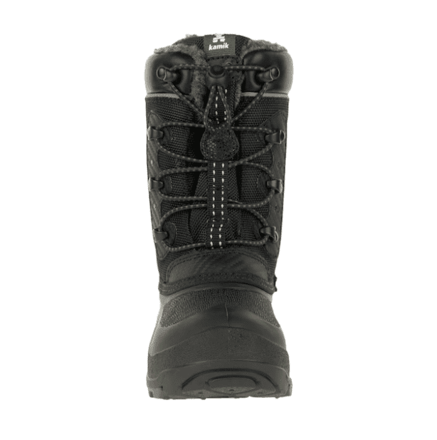 Детские ботинки Kamik Luke black для активного отдыха, походов и путешествий, удобная обувь для занятий спортом, туризма и альпинизма