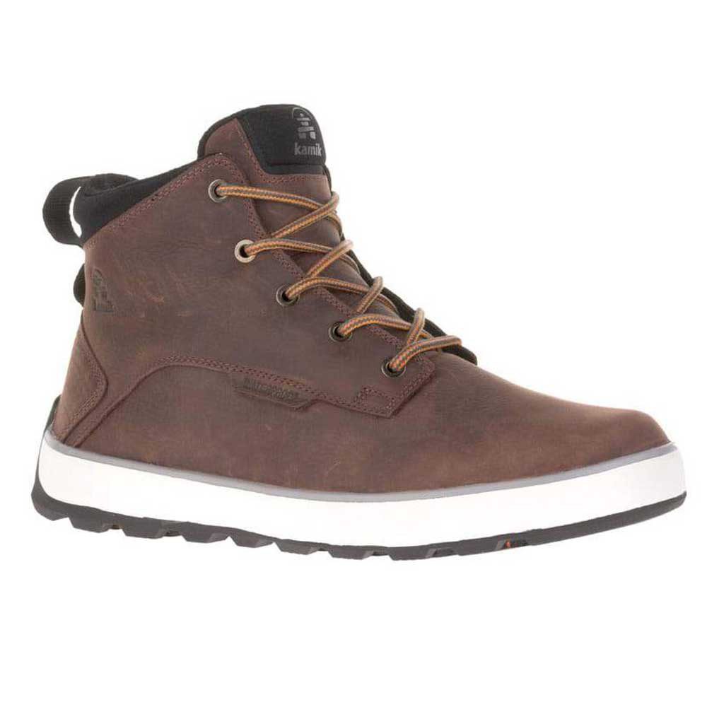 Ботинки Kamik Spencer Mid темно-коричневые для активного отдыха кроссовки обувь для походов альпинизма и путешествий на онлайн магазине товаров для активной жизни