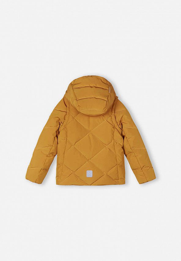 Изображение пуховика Reimatec Paahto золотисто-коричневого цвета для активного отдыха одежда и обувь для туристических походов альпинизма путешествий для онлайн-магазина товаров для активного образа жизни