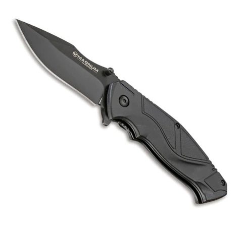 Туристический нож Boker Magnum Advance All Black Pro для активного отдыха, альпинизма и путешествий в магазине с одеждой и обувью для активных видов спорта