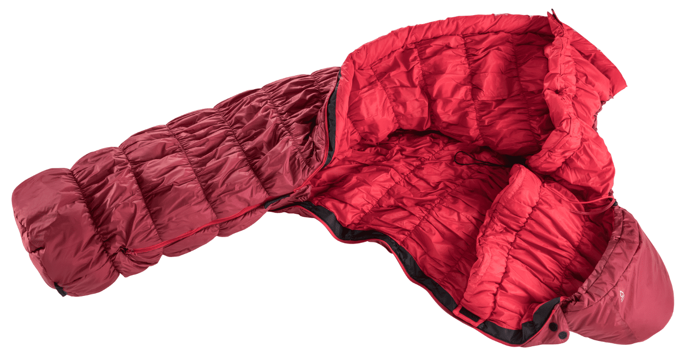 Туристический спальный мешок Deuter Exosphere -6° для активного отдыха, путешествий и походов с одеждой и обувью для хайкинга и альпинизма в интернет-магазине