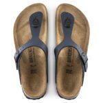 Женские сандалии Birkenstock Gizeh голубые для активного отдыха, походов, путешествий и городской повседневной носки в интернет-магазине спортивной одежды и обуви
