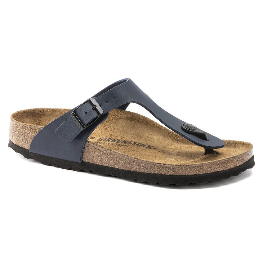 Birkenstock Gizeh Blue Женские сандалии Birkenstock Gizeh голубого цвета для активной жизни, путешествий, походов и горного туризма, одежда и обувь для активного отдыха в интернет-магазине