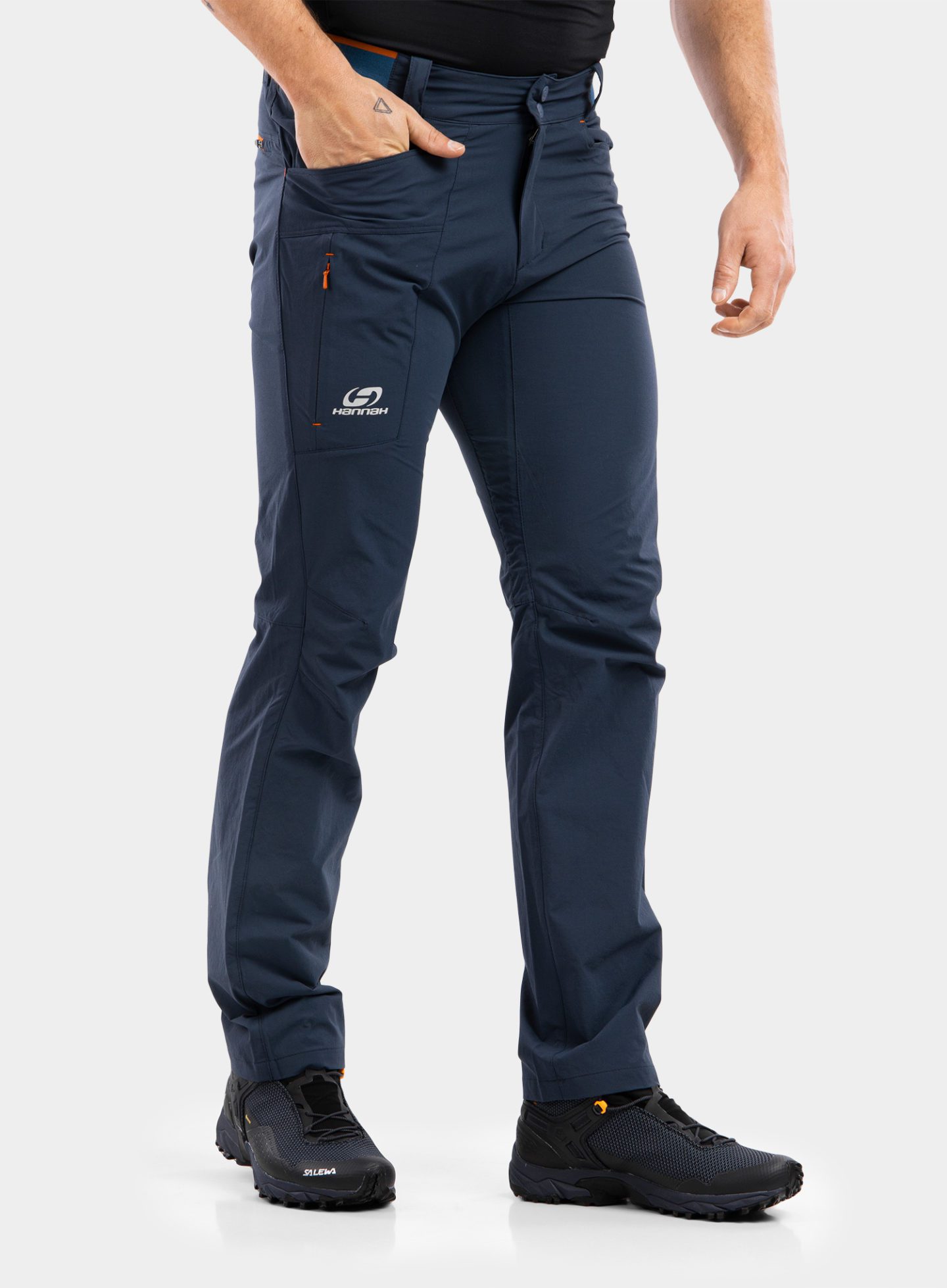 Туристические мужские брюки Hannah Niguel Mns midnight navy для активного отдыха и путешествий, одежда и обувь для походов, хайкинга, альпинизма и активного образа жизни