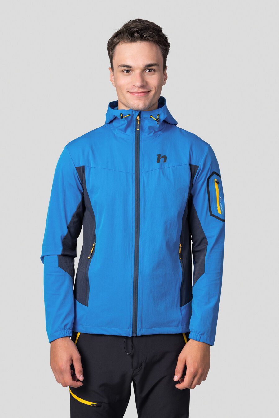 Куртка Hannah Seumas Mns для активного отдыха, походов, путешествий, спортивной одежды и обуви для онлайн магазина спортивных товаров в ярком голубом и темно-синем цвете