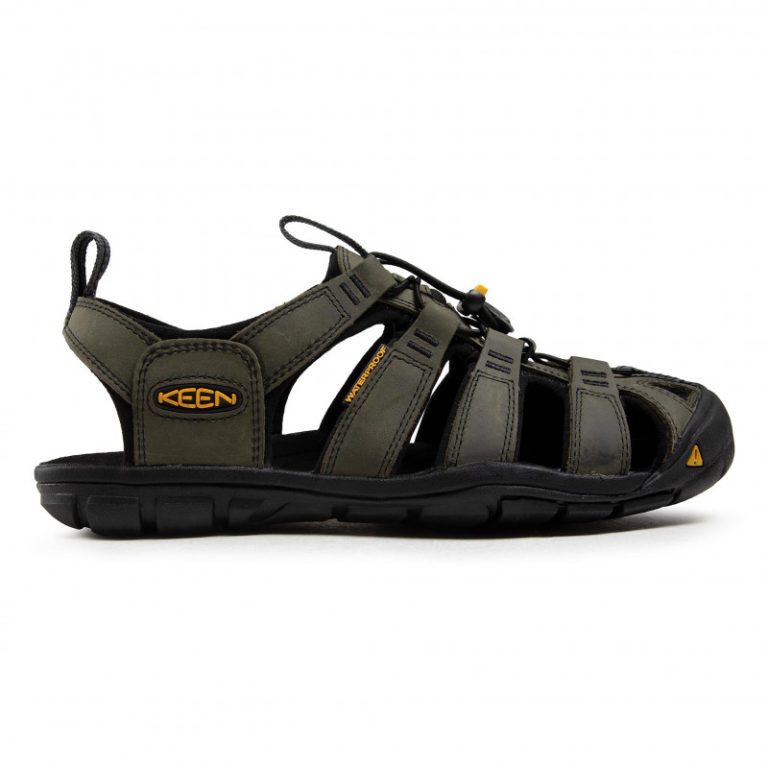 Т ィ пичные сандалии Keen Clearwater CNX Leather для активного отдыха, походов и путешествий, черные, обувь для трекинга и альпинизма, подходит для онлайн-магазина активной жизни
