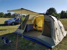 Тент для активного отдыха и путешествий палатка Pinguin Interval 4 зеленая спортивная одежда обувь для хайкинга альпинизма туристические товары для путешествий