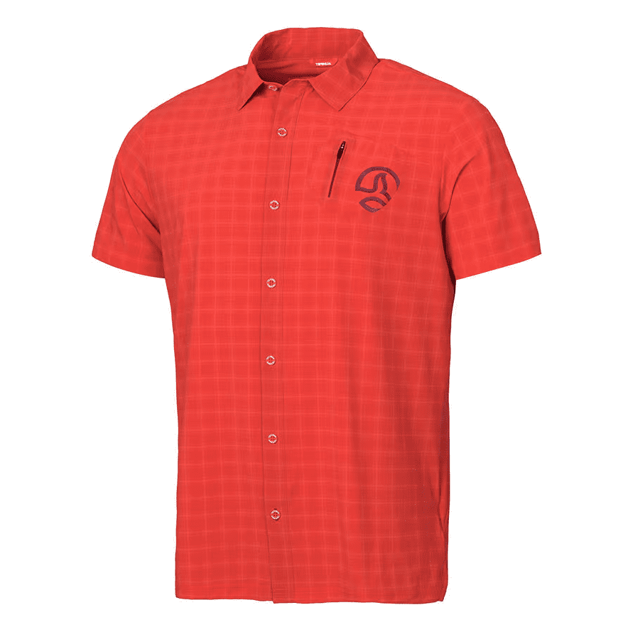 Рубашка Ternua Athym Mns ocean blue для активного отдыха одежда и обувь для походов и туризма в интернет-магазине для любителей активной жизни