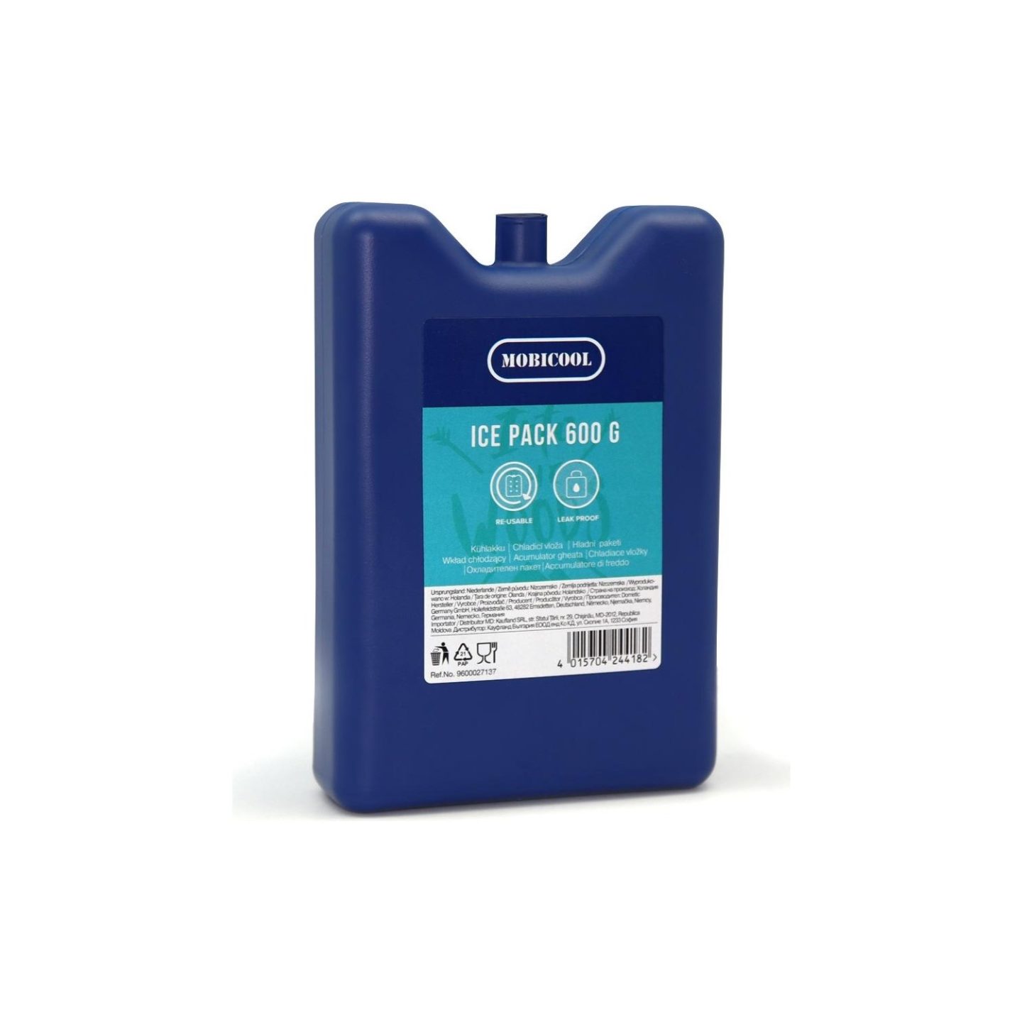 Охлаждающий элемент Mobicool Ice Pack 600g для активного отдыха, пешеходных походов и путешествий в спортивной одежде и обуви для туризма и альпинизма