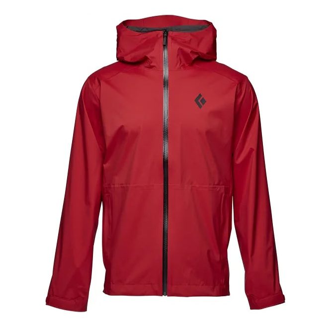 Термозащитная куртка Black Diamond Stormline Stretch Rain Mns Carmine для активного отдыха, походов и путешествий в онлайн-магазине товаров для активной жизни, одежды и обуви